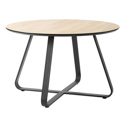 Обеденный стол bradexhome Toronto коричневого цвета 120x120x75 см,  стиль скандинавский