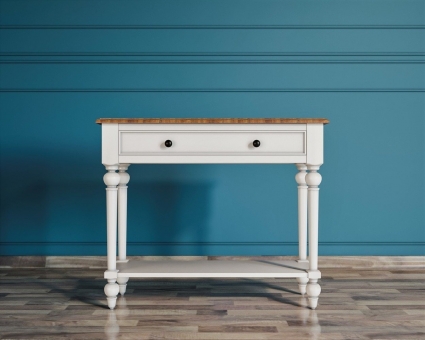 Консоль Этажерка Odri с выдвижным ящиками , 90x32x75 см,  стиль классический