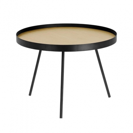 Кофейный столик La Forma Nenet с круглой столешницей, 60x60x44 см,  стиль современный