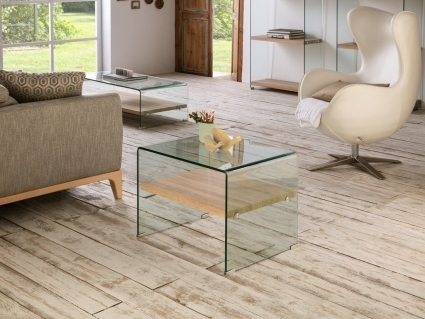 Столик Schuller Sonama с полкой, 63x48x50 см,  стиль современный