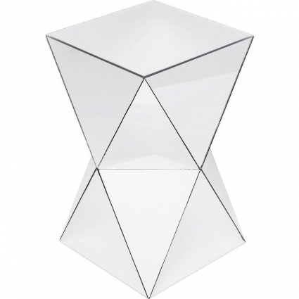 Столик приставной KARE DESIGN Luxury с зеркальным каркасом , 32x32x54 см,  стиль современный
