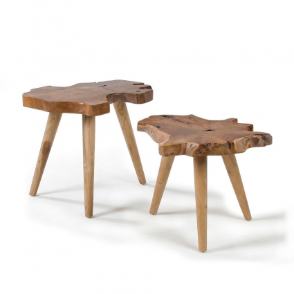 Набор La Forma из двух столов Julia Grup HARRIS 51x50x60 см,  стиль современный