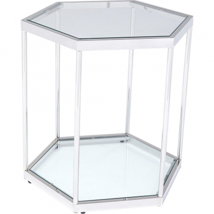 Столик приставной KARE DESIGN Hexagon с шестигранной столешницей, 55x55x55 см,  стиль современный