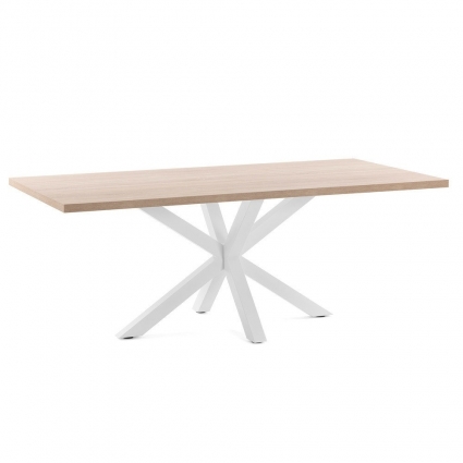 Обеденный стол La Forma Arya на металлических ножках 160x100x78 см,  стиль современный