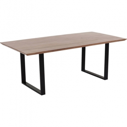 Стол KARE DESIGN Symphony со столешницей из акации 180x90x76 см,  стиль современный