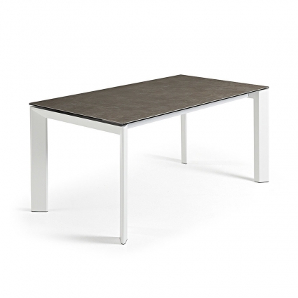 Обеденный стол La Forma Atta с керамической столешницей , 160x90x76 см,  стиль скандинавский