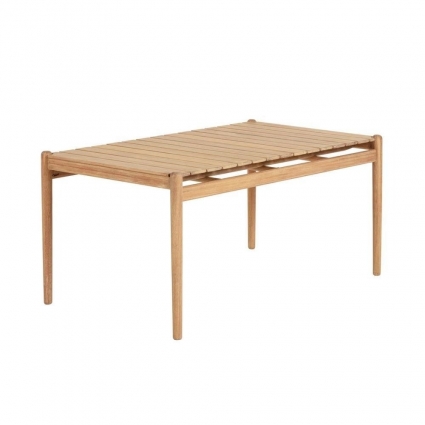 Обеденный стол La Forma Simja из массива дерева 160x90x75 см,  стиль скандинавский