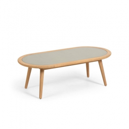 Журнальный столик La Forma Glynis на каркасе из массива эвкалипта  120x60x40 см,  стиль скандинавский