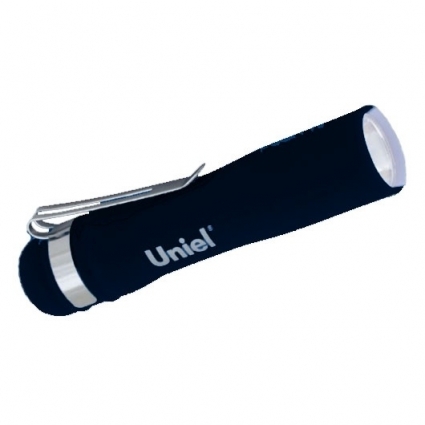 Карманный светодиодный фонарь Uniel (UL-00000207) от батареек 95х20 25 лм S-LD045-B Black в современном стиле, цвет черный