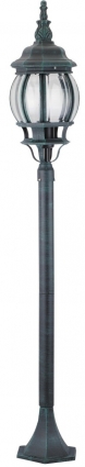 Уличный светильник Arte Lamp Atlanta A1046PA-1BG в замковом стиле, цвет медь