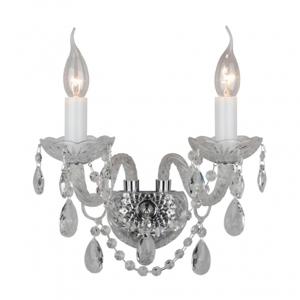 Бра Omnilux Arona OML-89401-02 в классическом стиле, цвет хром, мощность 120 Вт