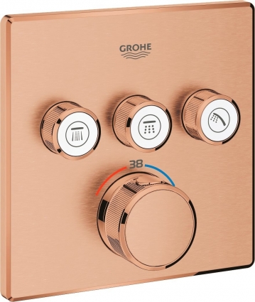Термостат Grohe Grohtherm SmartControl 29126DL0 для душа, теплый закат, термостат, медь