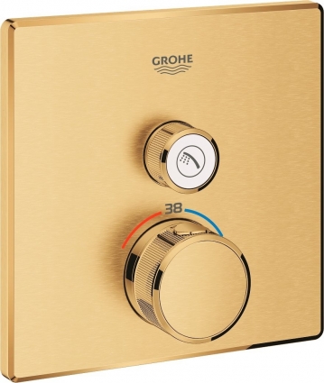 Термостат Grohe Grohtherm SmartControl 29123GN0 для душа, холодный рассвет, термостат, золото