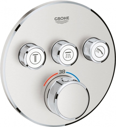 Термостат Grohe Grohtherm SmartControl 29121DC0 для душа, суперсталь, термостат