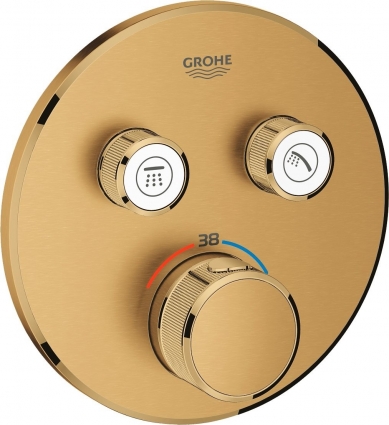 Термостат Grohe Grohtherm SmartControl 29119GN0 для душа, холодный рассвет, термостат, золото