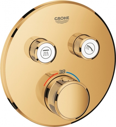 Термостат Grohe Grohtherm SmartControl 29119GL0 для душа, холодный рассвет, термостат, золото