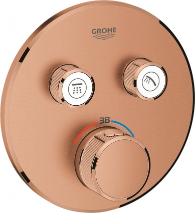 Термостат Grohe Grohtherm SmartControl 29119DL0 для душа, теплый закат, термостат, медь