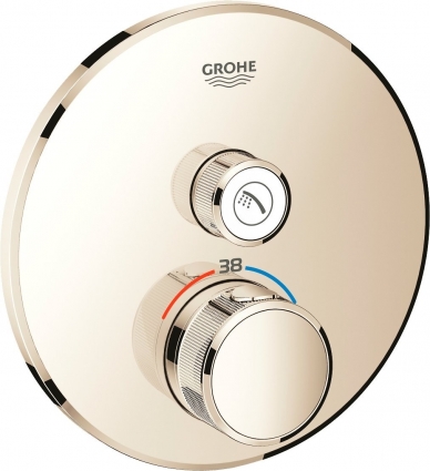 Термостат Grohe Grohtherm SmartControl 29118BE0 для душа, никель, термостат, сталь
