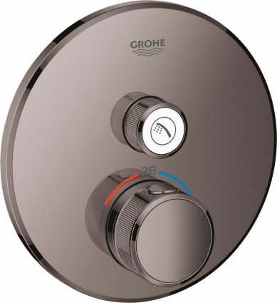 Термостат Grohe Grohtherm SmartControl 29118A00 для душа, темный графит, термостат, черный