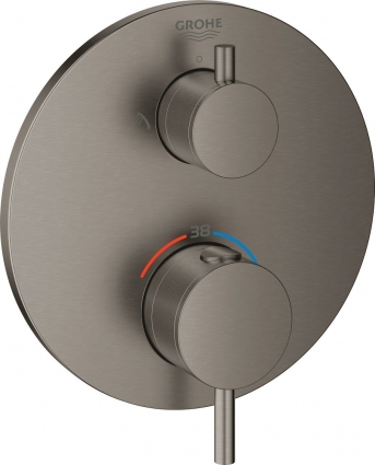 Термостат Grohe Atrio 24135AL3 для душа, темный графит, термостат, сталь