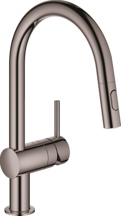 Смеситель Grohe Minta 32321A02 для кухонной мойки однорычажный, черный