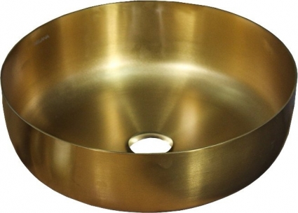Рукомойник Melana 400G золото круглая, на столешницу