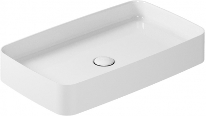Раковина Galassia SmartB 7415 65x38 прямоугольная, цвет белый, на столешницу