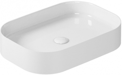Раковина Galassia SmartB 7402 55x38 прямоугольная, цвет белый, на столешницу