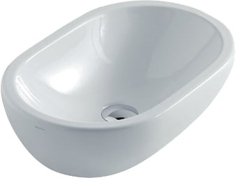 Раковина Galassia M2 5233 чаша 54 см овальная, цвет белый, на столешницу