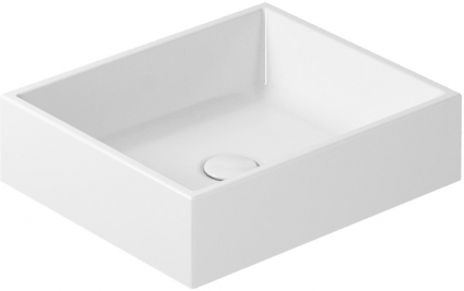 Рукомойник Galassia Plus Design 6104 45x38 прямоугольная, цвет белый