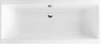 Акриловая ванна Excellent Pryzmat Slim WAEX.PRY16WHS 160x75 прямоугольная, встраиваемая