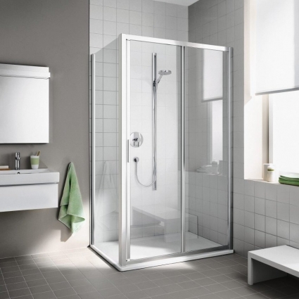 Душевой уголок Kermi Cada XS CK G2R 12020 VPK 120x100 см, R, прямоугольный, двери раздвижные