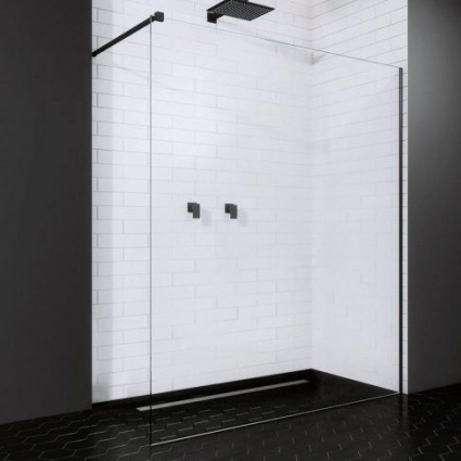 Душевая перегородка Radaway Modo New Black II 105 стекло прозрачное, профиль черный