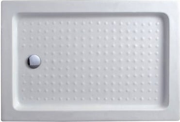 Поддон для душа Cezares Tray прямоугольный 120/80, акриловый, без сифона, низкий