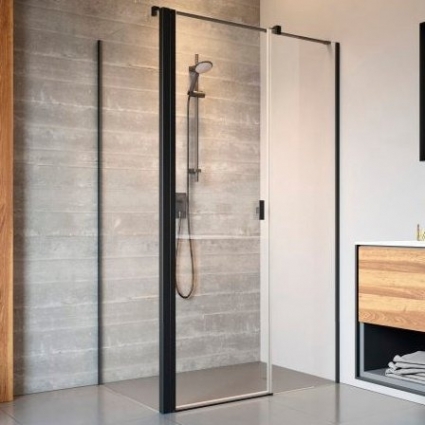 Душевой уголок Radaway NES Black KDS II 100x75 R прямоугольный, двери распашные