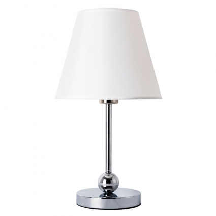 Настольная лампа Arte Lamp Elba A2581LT-1CC в современном стиле, цвет белый