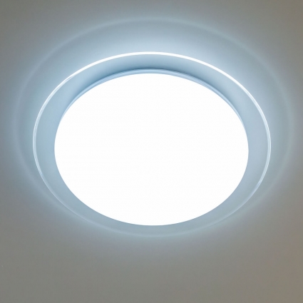 Потолочный светодиодный светильник Citilux Спутник CL734480G в современном стиле, цвет белый