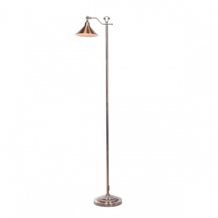 Торшер Lumina Deco Amos LDF 8802 MD в стиле лофт, цвет бронза, мощность 60 Вт