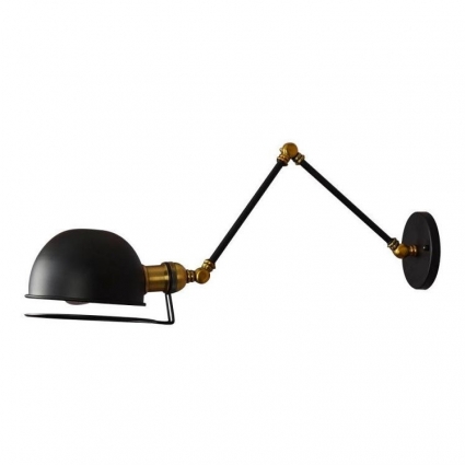 Бра Lumina Deco Glum LDW B011-2 BK в стиле лофт, цвет черный, мощность 40 Вт