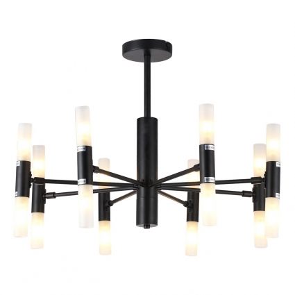 Подвесная люстра Toplight Jemimah TL1216D-08BL в стиле Хай-тек, цвет белый
