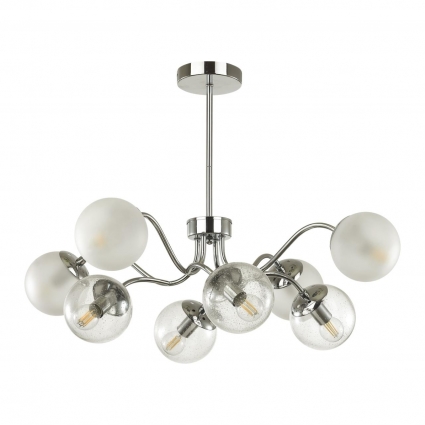 Потолочная люстра Lumion Candice 4554/8C в стиле модерн, цвет хром