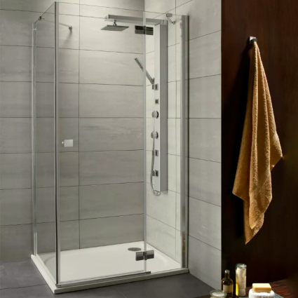 Душевой уголок Radaway Almatea KDJ 80x100 R прямоугольный, двери распашные