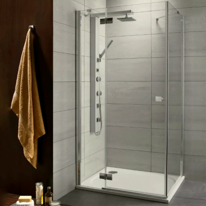 Душевой уголок Radaway Almatea KDJ 90x80 L прямоугольный, двери распашные
