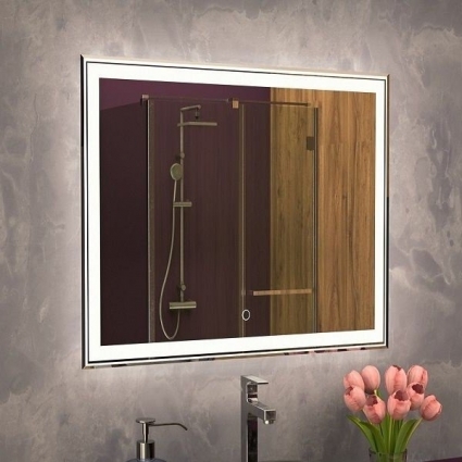 Зеркало Art&Max Zoe AM-Zoe-900-800-DS-F 90х80 прямоугольное,  в современном стиле
