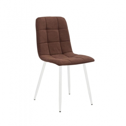 Стул Leset Скай с обивкой цвета Ultra Chocolate, 45x39x89 см,  стиль скандинавский