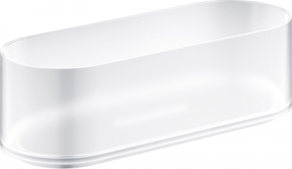 Полка Grohe Selection 41037000 подвесная цвет прозрачный,  в современном стиле