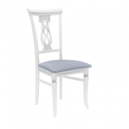 Стул Leset Юта жаккард Антина серебро 47x47x100 см,  стиль классический