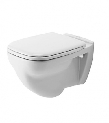 Унитаз подвесной Duravit D-Code с полочкой, белый, овальный, 35x54 см