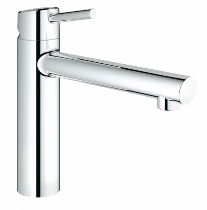 Смеситель для кухни GROHE Concetto со средним изливом для монтажа перед окном однорычажный, хром