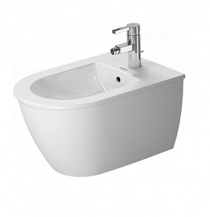 Биде подвесное Duravit Darling New  цвет белый, овальное, антивсплеск, 36.5x54 см